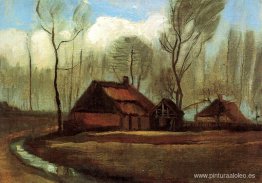 Casas de campo entre árboles Casas de campo entre árboles