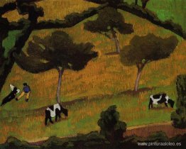 Vacas en un prado Vacas en un prado