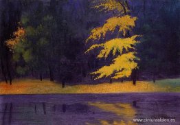 El lago en el bosque de Boulogne El lago en el bosque de Boulogne