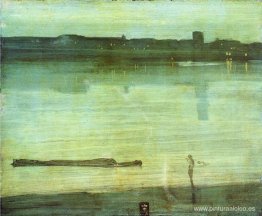 Nocturno en azul y verde Nocturno en azul y verde