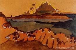 La isla de la Douane, la desembocadura del río Trieux La isla de la Douane, la desembocadura del río Trieux