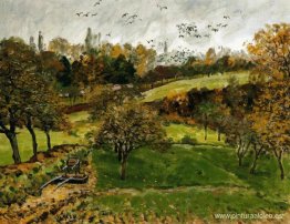 Paisaje de otoño, Louveciennnes Paisaje de otoño, Louveciennnes