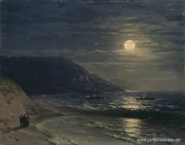 Yalta. Las montañas de noche Yalta. Las montañas de noche