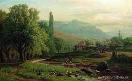 Paisaje de verano de Crimea Paisaje de verano de Crimea