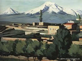 Vista de Ararat desde Ereván Vista de Ararat desde Ereván