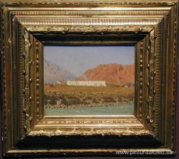 Fortalecimiento de Naryn en Tien Shan (Montañas Celestiales) cer Fortalecimiento de Naryn en Tien Shan (Montañas Celestiales) cer