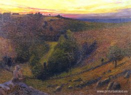 Tocando la flauta al sol poniente Tocando la flauta al sol poniente