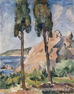 Gurzuf. Cipreses. Gurzuf. Cipreses.