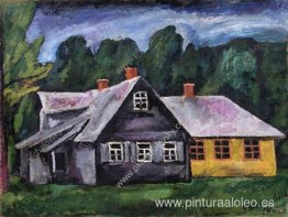 Abramtsevo. Paisaje con carpintería. Abramtsevo. Paisaje con carpintería.