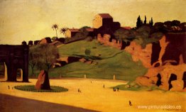 Foro Romano o Vista cerca del Palatino Foro Romano o Vista cerca del Palatino