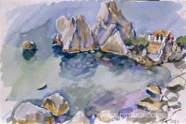 Crimea. Las rocas junto al mar. Crimea. Las rocas junto al mar.