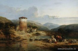 Vista sobre la Capua, en el sur de Italia Vista sobre la Capua, en el sur de Italia