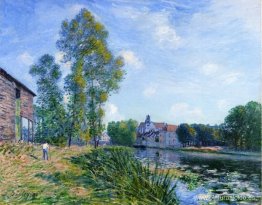 El Loing en Moret en verano El Loing en Moret en verano