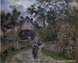 El camino del pueblo - cabañas con techo de paja en Valhermeil El camino del pueblo - cabañas con techo de paja en Valhermeil