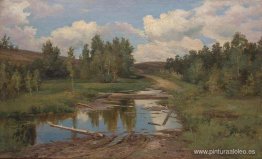 Paisaje forestal. Camino Paisaje forestal. Camino