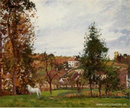 Paisaje con un caballo blanco en un campo, L'Ermitage Paisaje con un caballo blanco en un campo, L'Ermitage