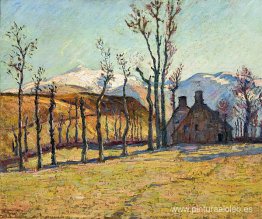 Cabañas en un paisaje Cabañas en un paisaje