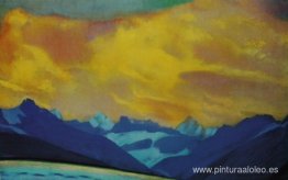 Puesta de sol sobre Malana Puesta de sol sobre Malana