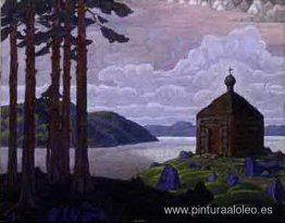 paisaje con capilla paisaje con capilla