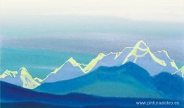 Himalaya. Contorno soleado de las montañas. Himalaya. Contorno soleado de las montañas.