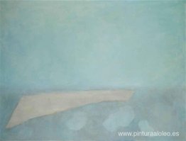 Paisaje gris azul horizontal Paisaje gris azul horizontal