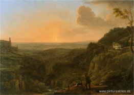 Una vista de la Campaña Romana desde Tivoli Una vista de la Campaña Romana desde Tivoli