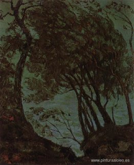 La vista de la bahía de Nápoles La vista de la bahía de Nápoles