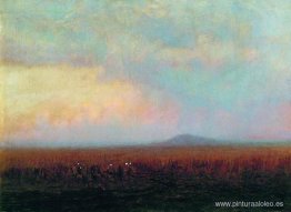 Crepúsculo en la estepa Crepúsculo en la estepa