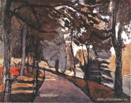 El camino en el Bois de Boulogne El camino en el Bois de Boulogne