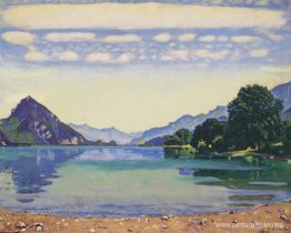 Lago de Thun desde Lessig Lago de Thun desde Lessig