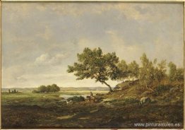 El estanque al pie de la colina El estanque al pie de la colina