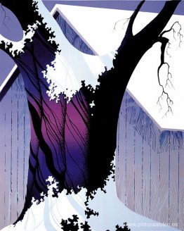 Violeta árbol y granero Violeta árbol y granero