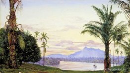 Vista de Matang y el río, Sarawak, Borneo Vista de Matang y el río, Sarawak, Borneo