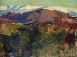 Sierra Nevada desde la Alhambra, Granada Sierra Nevada desde la Alhambra, Granada