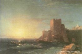 Torres en la roca cerca del Bósforo Torres en la roca cerca del Bósforo