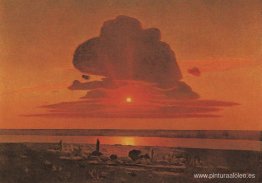 Atardecer rojo Atardecer rojo