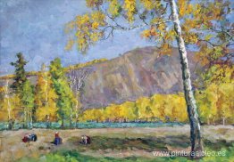 La margen izquierda del Yenisei. Kolkhoz 'Suerte'. La margen izquierda del Yenisei. Kolkhoz 'Suerte'.