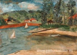 Paisagem da represa de Sto Amaro Paisagem da represa de Sto Amaro