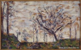 árboles, invierno árboles, invierno