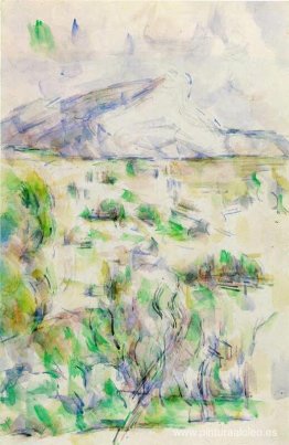 Mont Sainte-Victoire visto desde les Lauves Mont Sainte-Victoire visto desde les Lauves