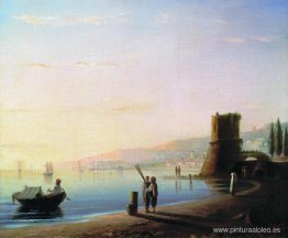 El muelle en Feodosia El muelle en Feodosia