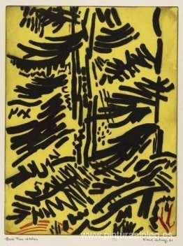 Árboles oscuros al mediodía Árboles oscuros al mediodía