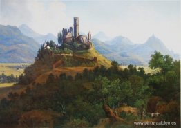 Vista de Godesburg y las Siete Montañas Vista de Godesburg y las Siete Montañas
