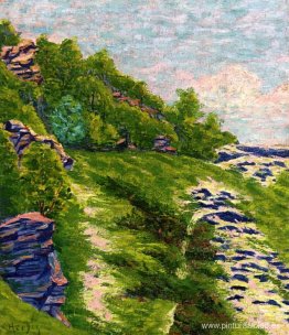 Costa boscosa en Roche Goyon Costa boscosa en Roche Goyon