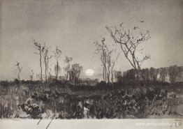 paisaje con luna paisaje con luna