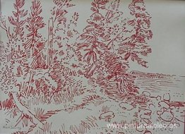 Árbol inclinándose hacia el agua Árbol inclinándose hacia el agua