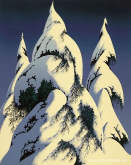 árboles de nieve árboles de nieve