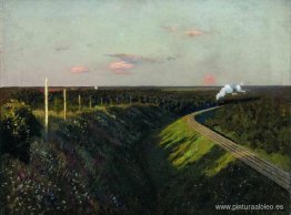 Tren en el camino Tren en el camino