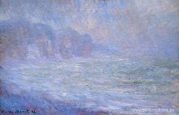 Acantilados en Pourville, Lluvia Acantilados en Pourville, Lluvia