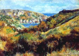 Colinas alrededor de la bahía de Moulin Huet Colinas alrededor de la bahía de Moulin Huet